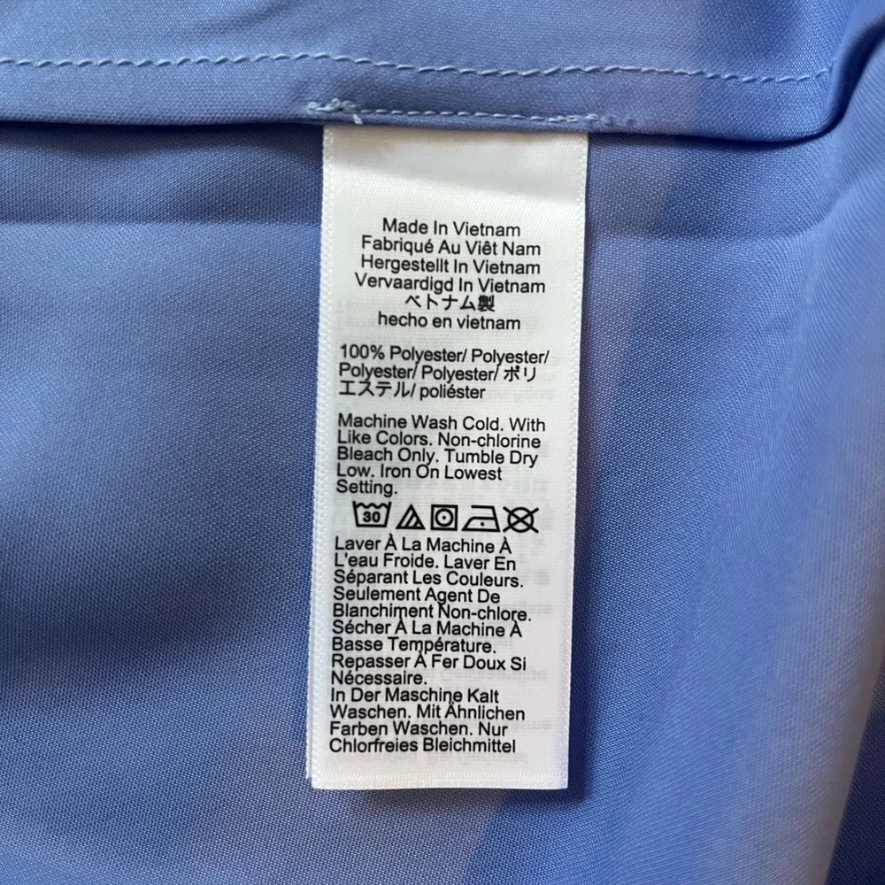 NWT J.Crew Blue Slip Dress size 12 - Picture 3 of 7